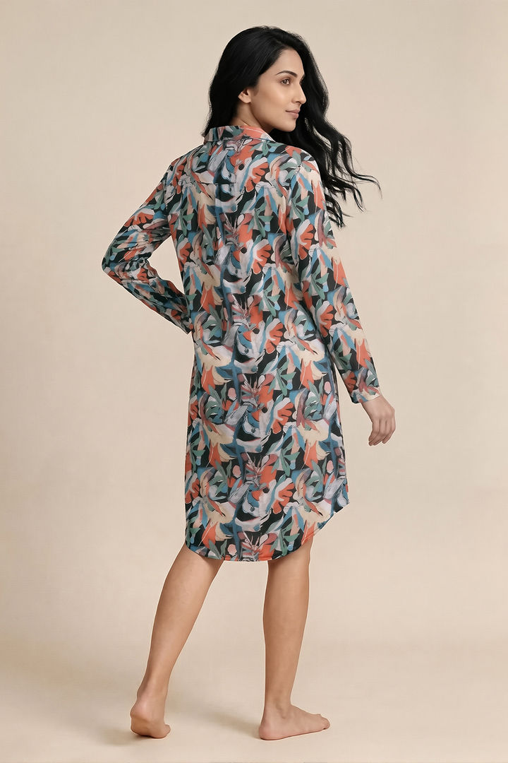 Zivame Woven Loungewear Dress - Tap Shoe — image 3